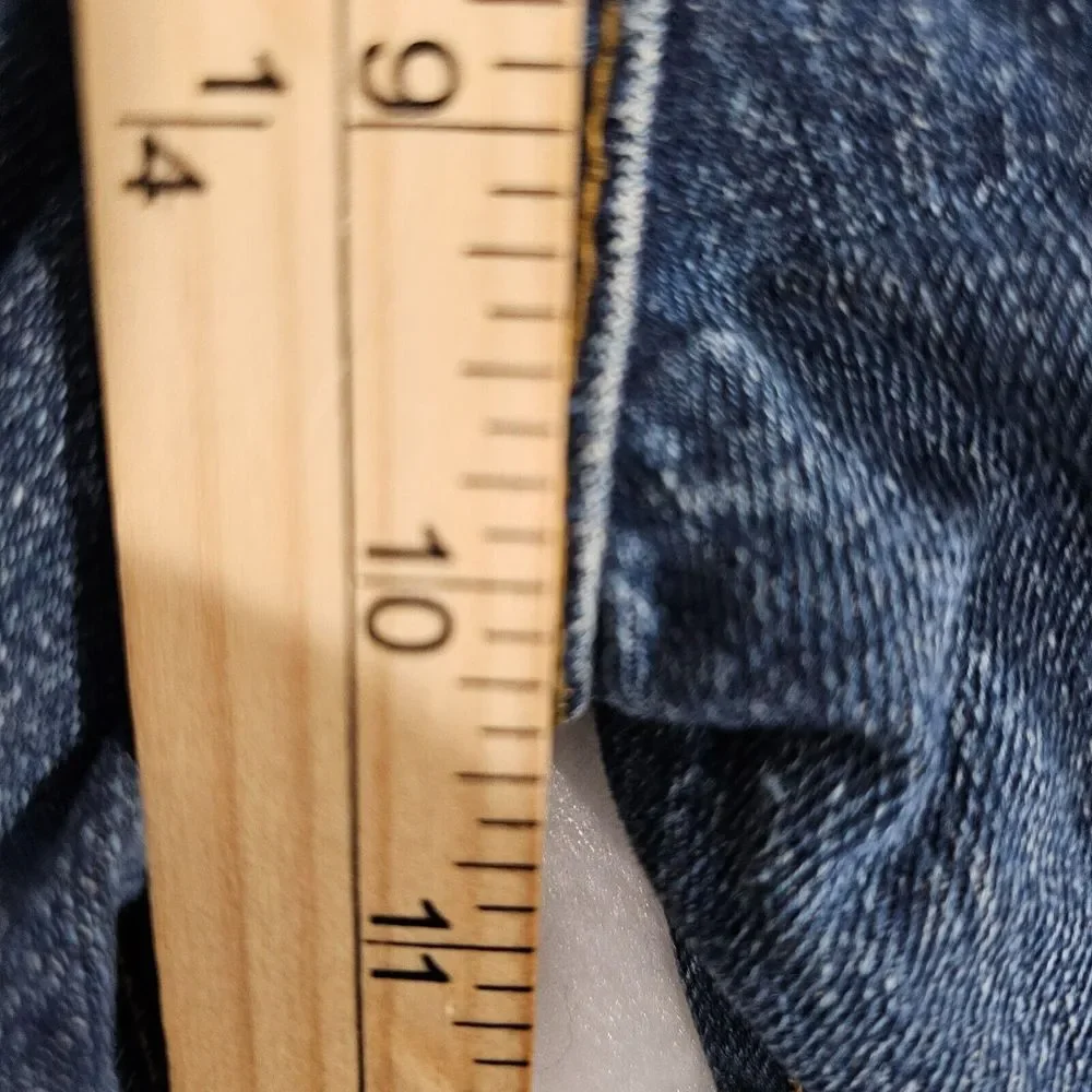 Old Navy Boot-Cut Jeans Denim Whisker Dark Wash Blue Kids Boys Size‎ 10 (28x23)